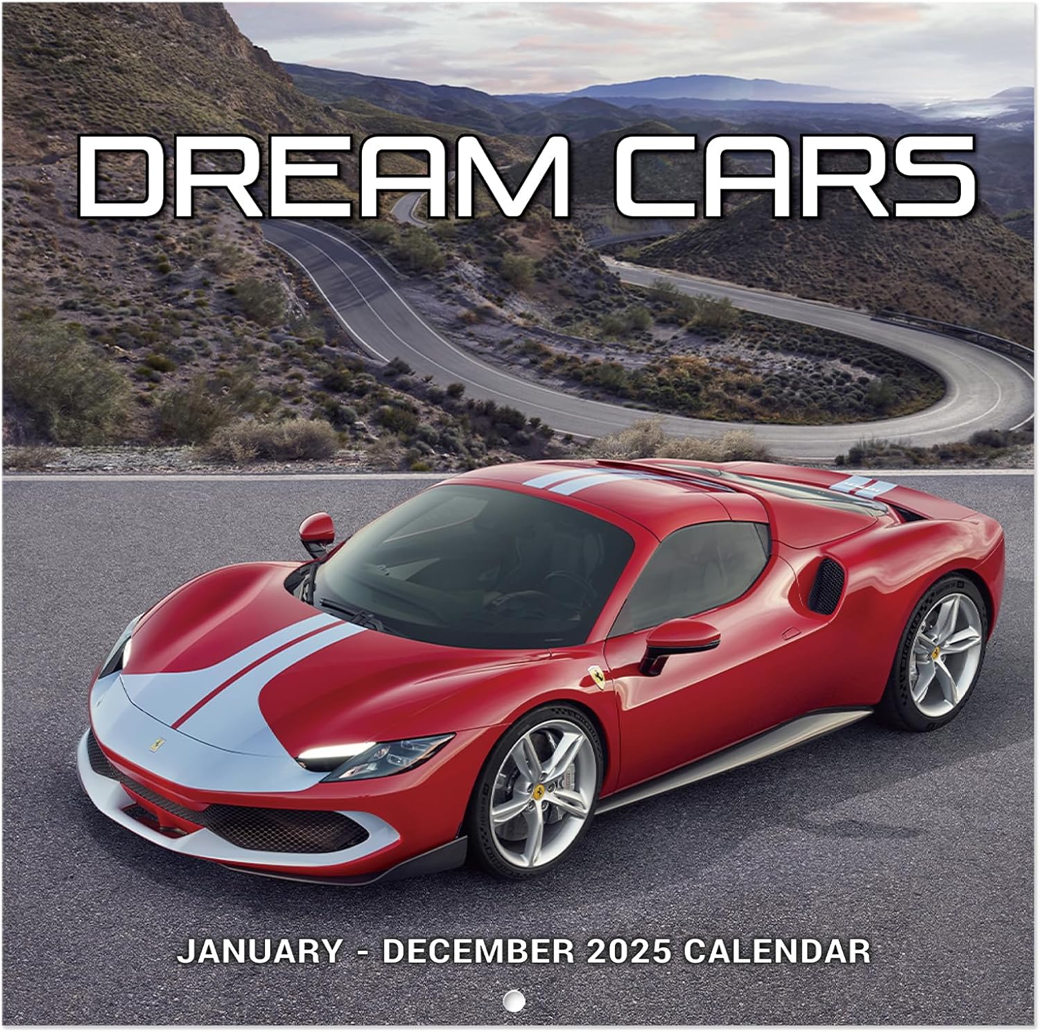 2025 Wall Calendar - Cars Calendar from Jan. 2025 to Dec. 2025, 11.8'' x 11.8''...