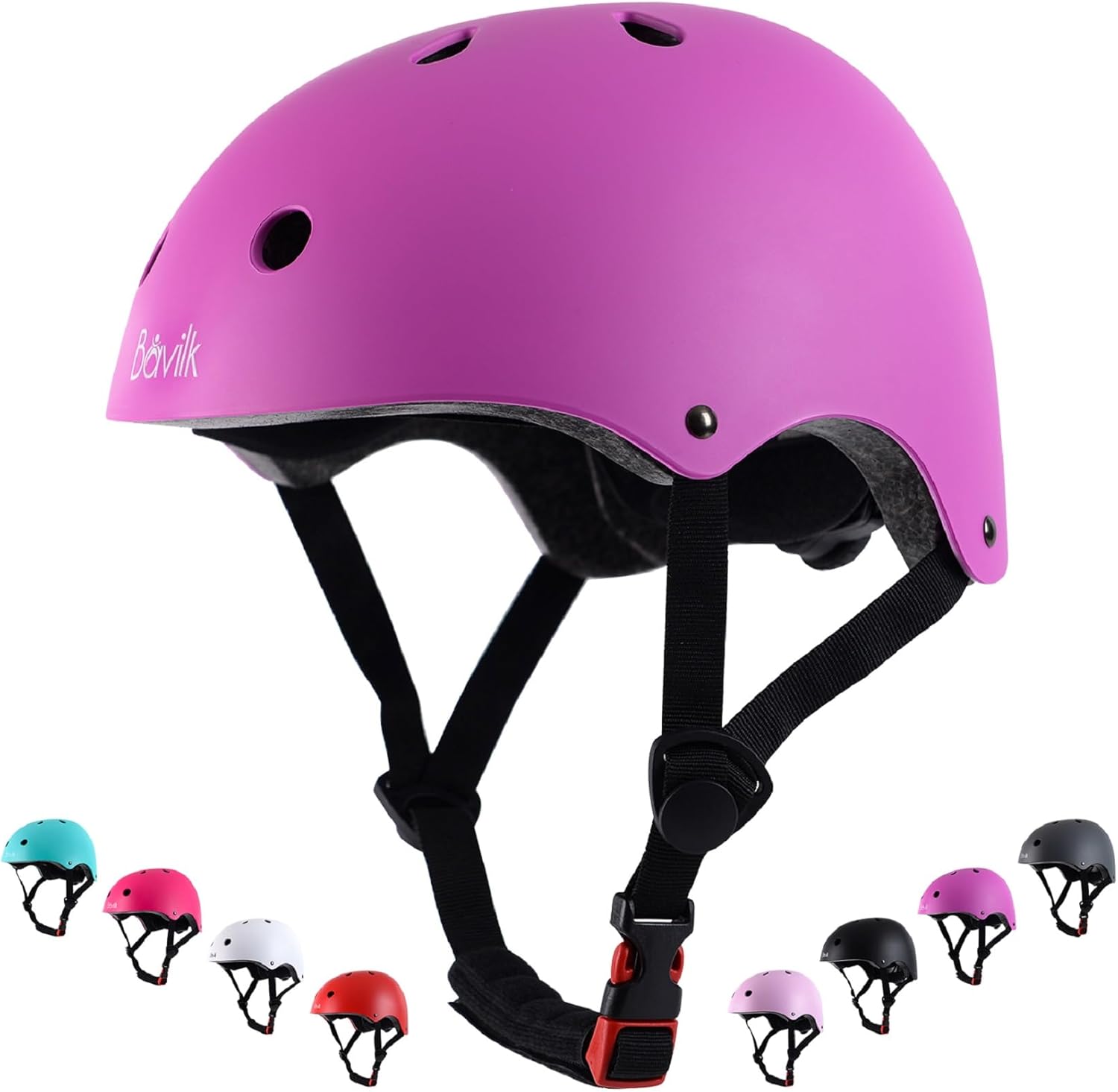 Kids Bike Helmet,Boys Girls Helmet Multi-Sport Helmet for Skateboard Roller Inli...