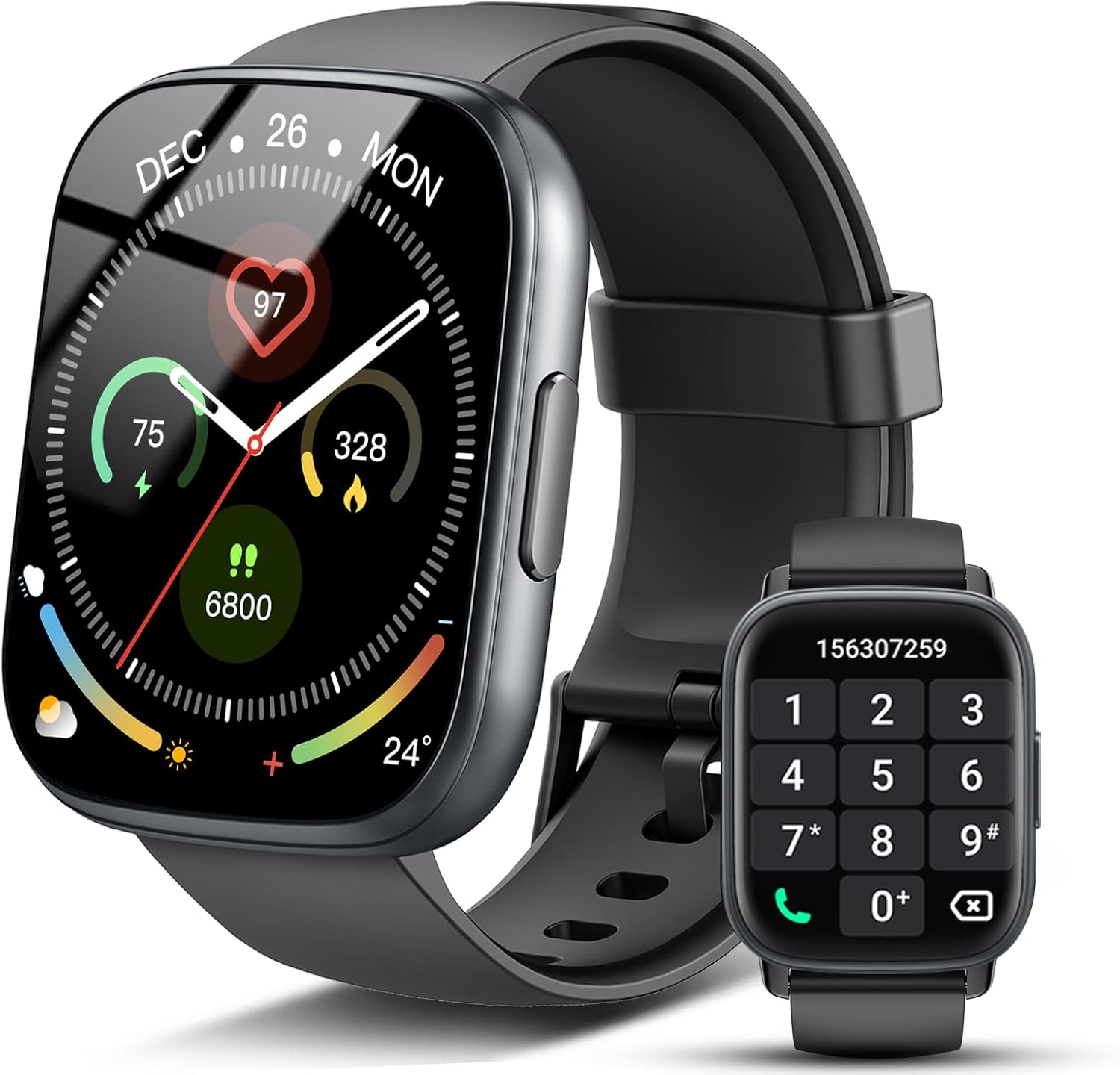 Smart Watch for Men Women Answer/Make Calls, 1.95" Touch Screen Fitness Tracker...