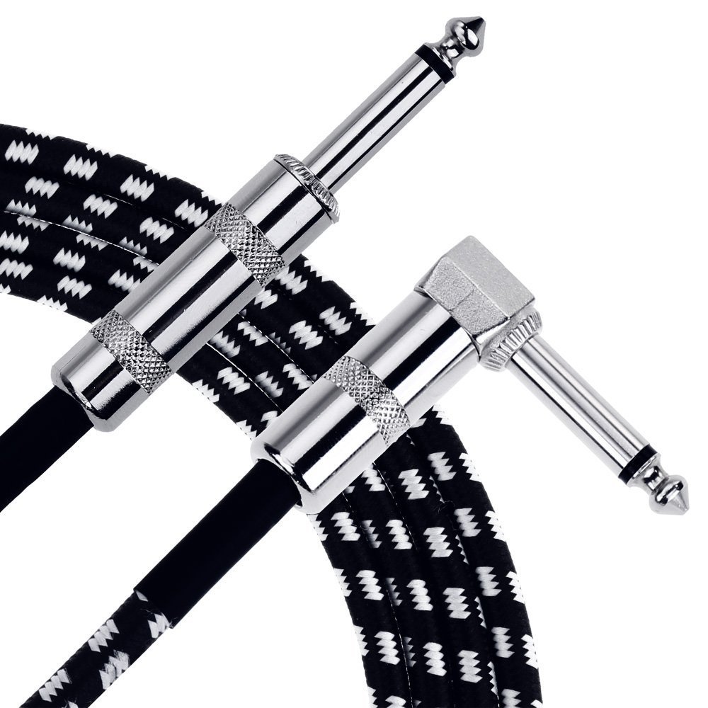 Anpro Guitar Lead Cable 3m (10ft), 6.3mm (1/4") Guitar Instrument Cable for Elec...
