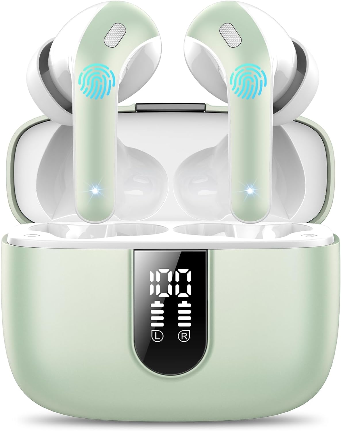 Ear Buds Wireless Earbuds, 50Hrs Playtime Bluetooth Earphones, Bluetooth Headpho...