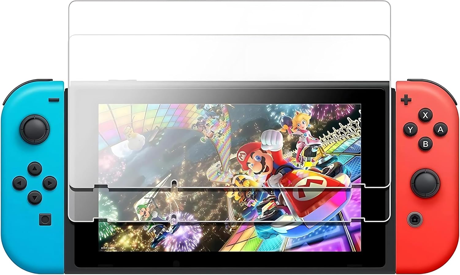 Betron Tempered Glass Screen Protector for Nintendo Switch, 2 Pack