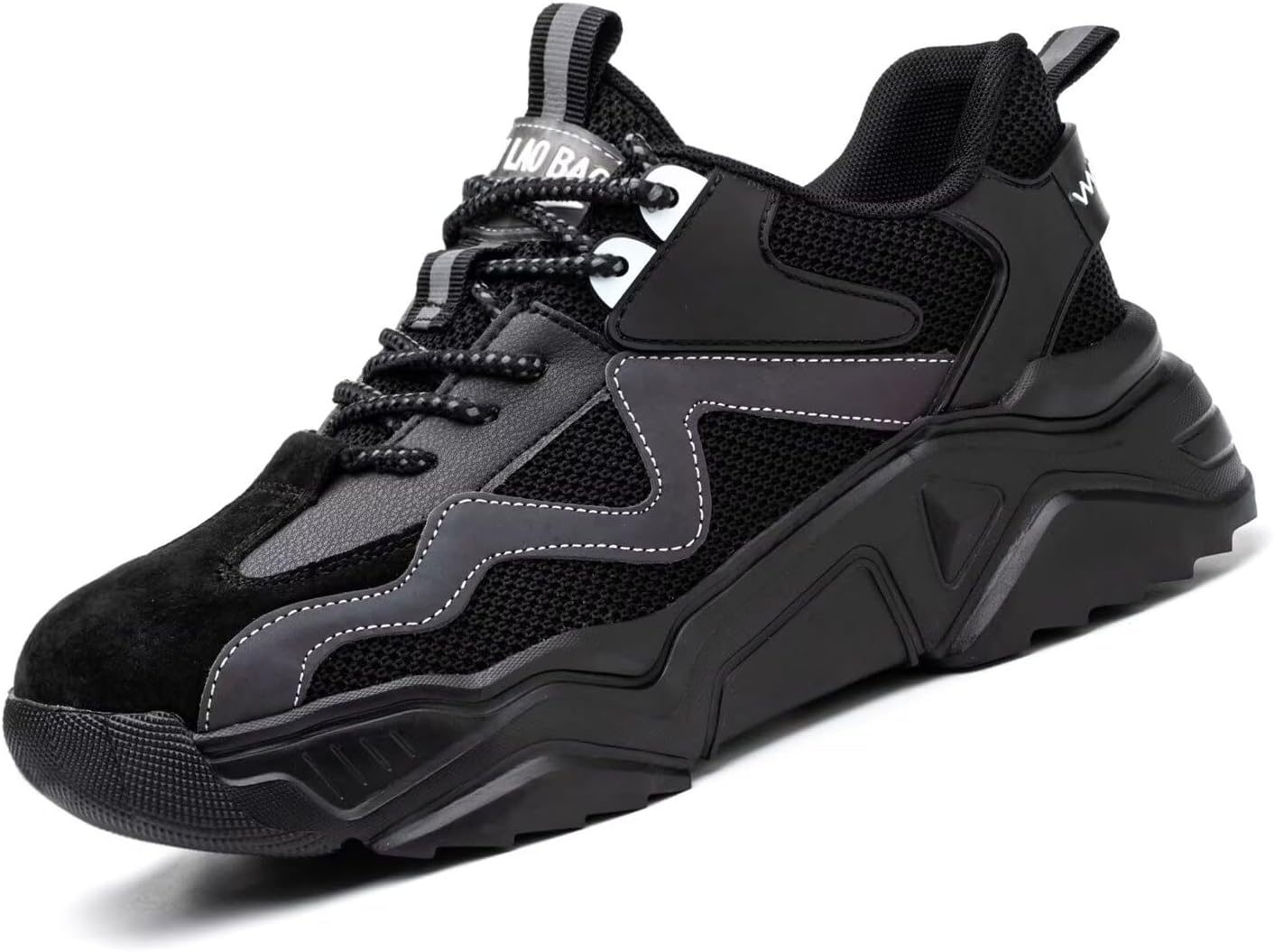 Annvia Safety Shoes for Women Lightweight Steel Toe Cap Trainers Men Work Safety...