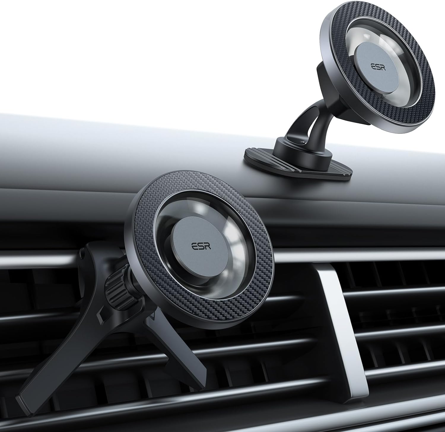ESR for MagSafe Car Mount [2300gf N52H Magnets], Magnetic Car Phone Holder Mount...