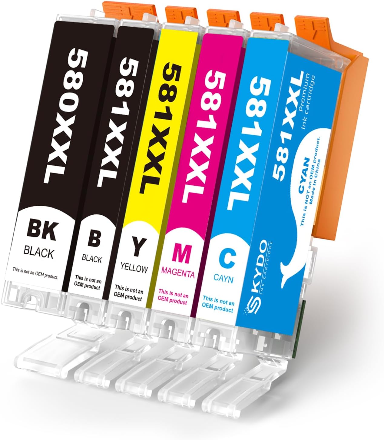 580 & 581 XXL Ink Cartridges Compatible for Canon PGI-580XXL CLI-581XXL Pixma TS...