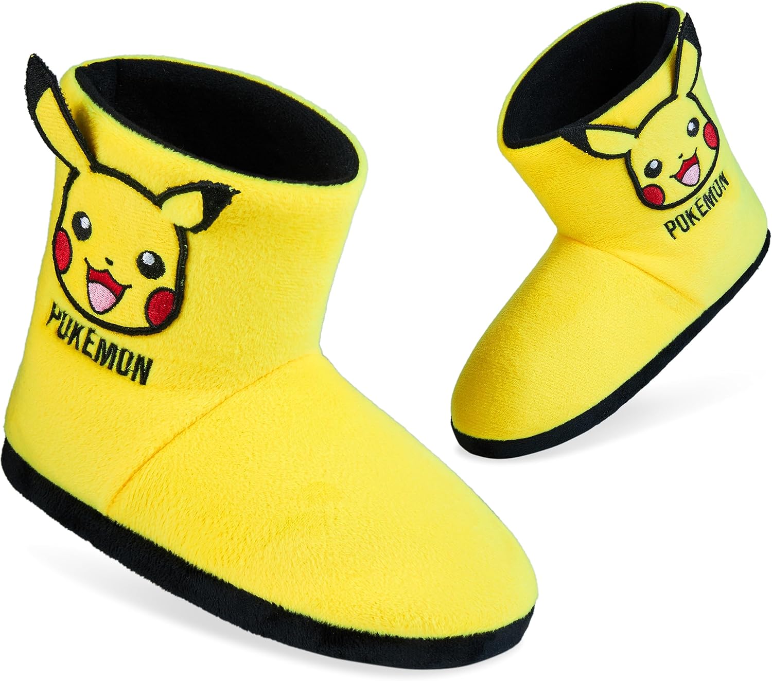 Pokemon Boys Slippers Boot Slippers Pikachu Bulbasaur Soft Kids Shoes Non Slip H...