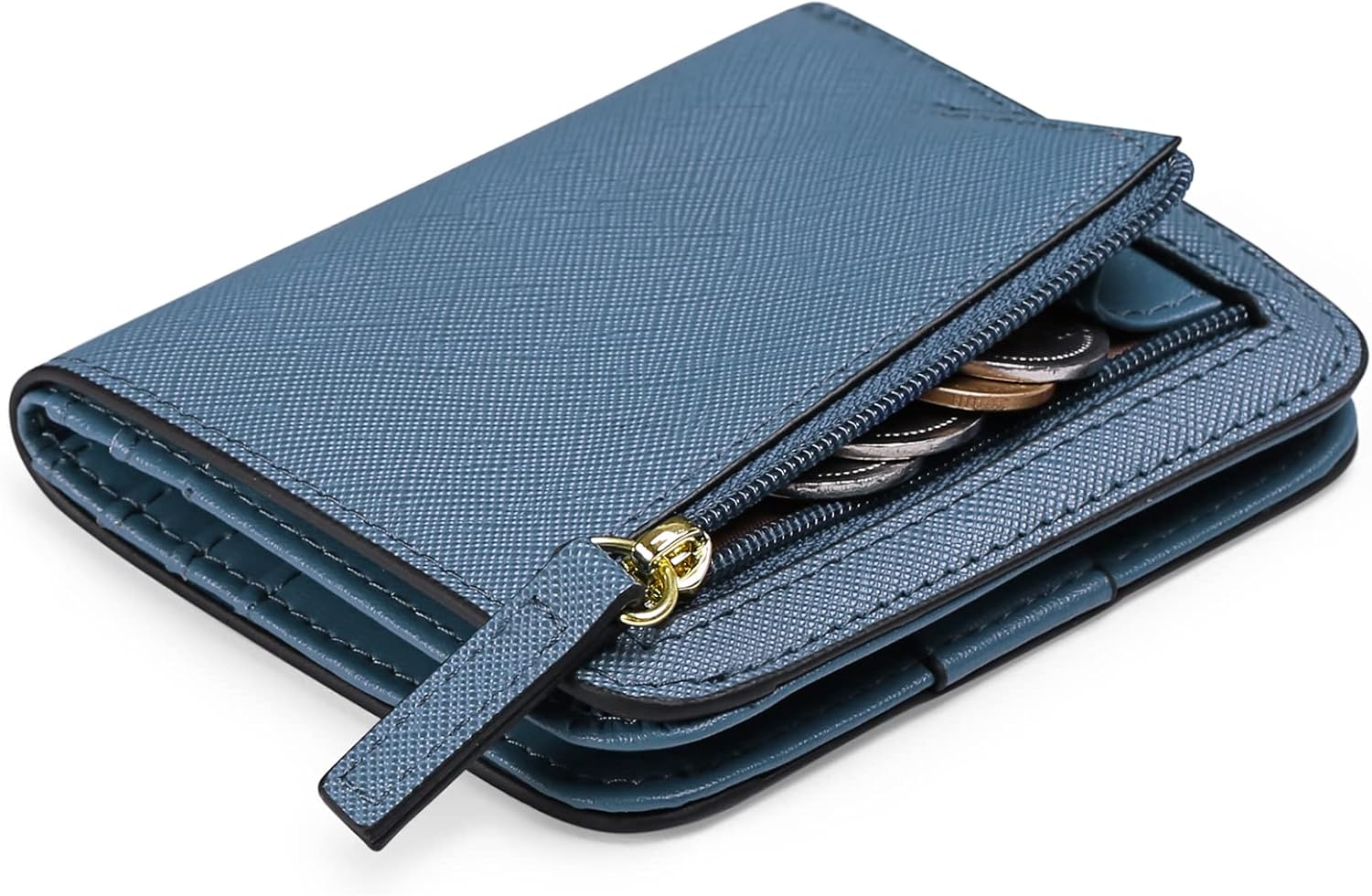 GAEKEAO Women's Wallet RFID Blocking Leather Compact Bi-fold Wallet for Woman Zi...