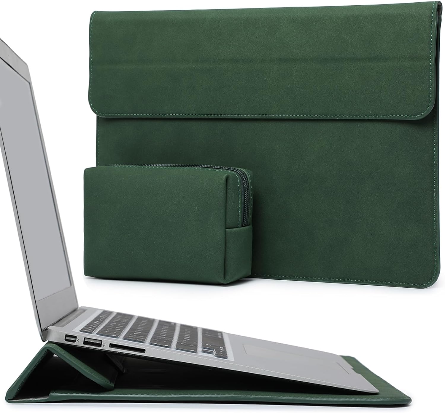 HYZUO 13.3-14 Inch Laptop Sleeve Case with Stand Feature for MacBook Pro 14 M4/M...
