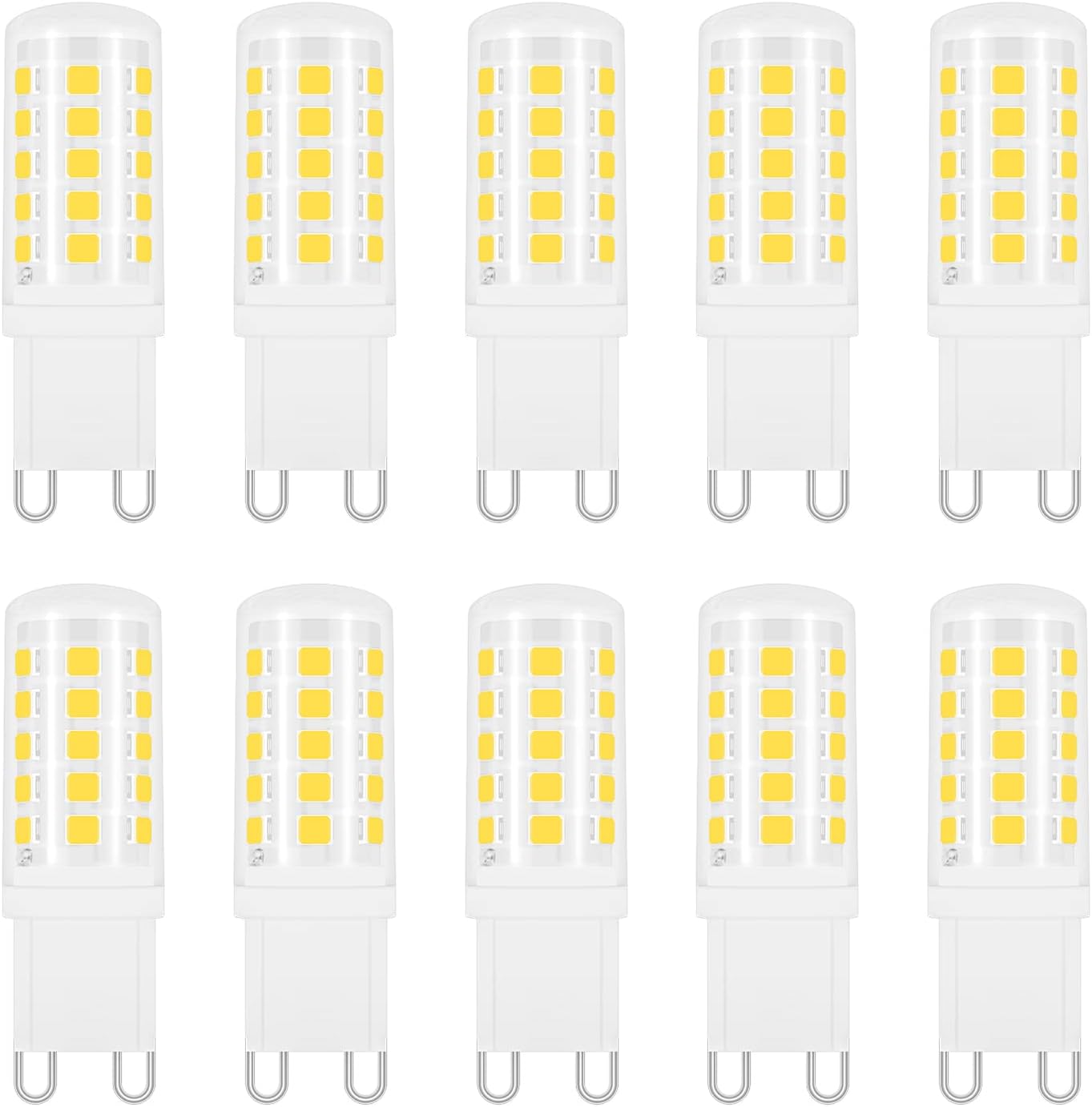 Akynite G9 LED Bulbs 4W Cool White 6000K, Equivalent to Bi Pin Halogen Bulb G9 3...