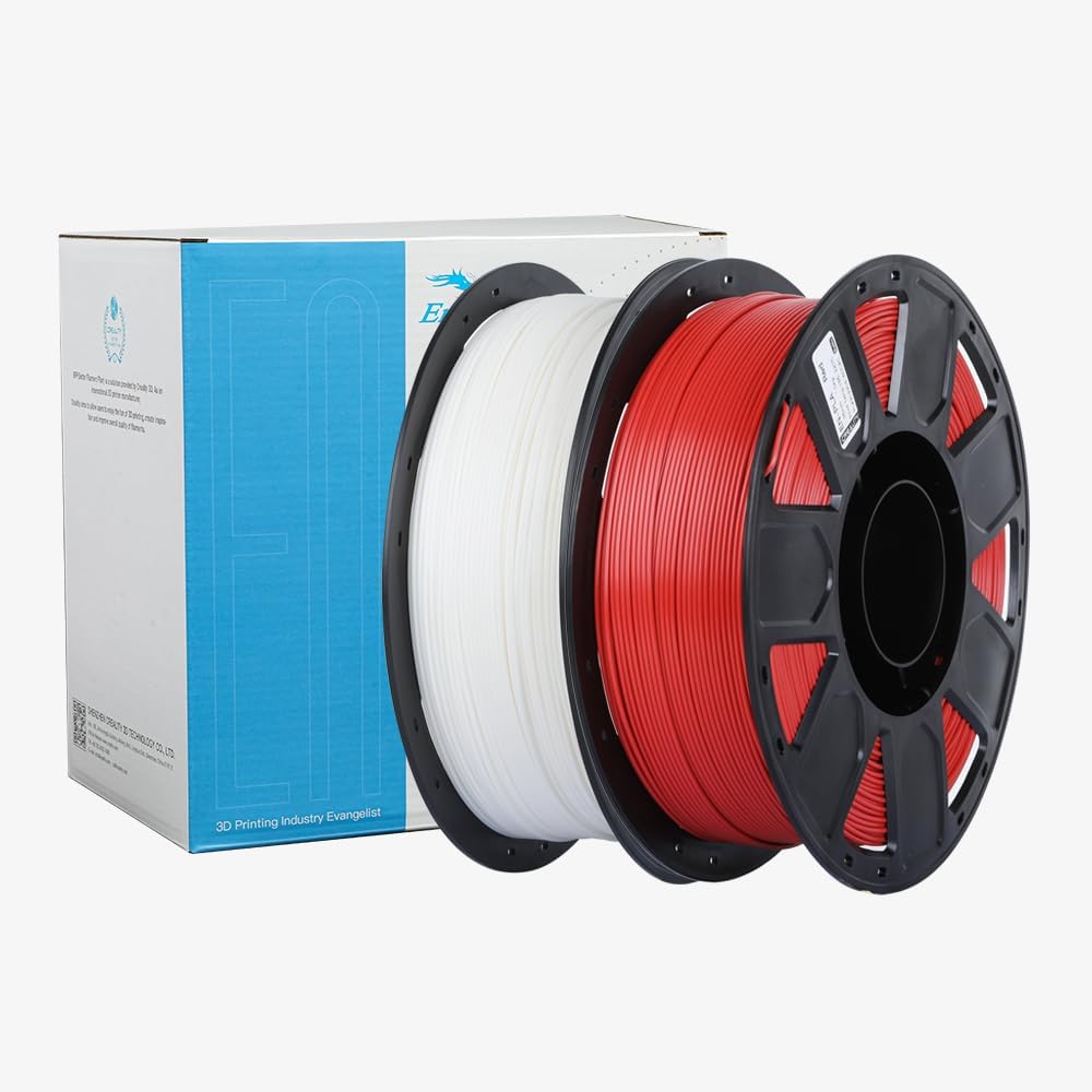 Creality PLA Filament 1.75mm PLA 3D Printer Filament, 2kg Cardboard Spool (4.4lb...