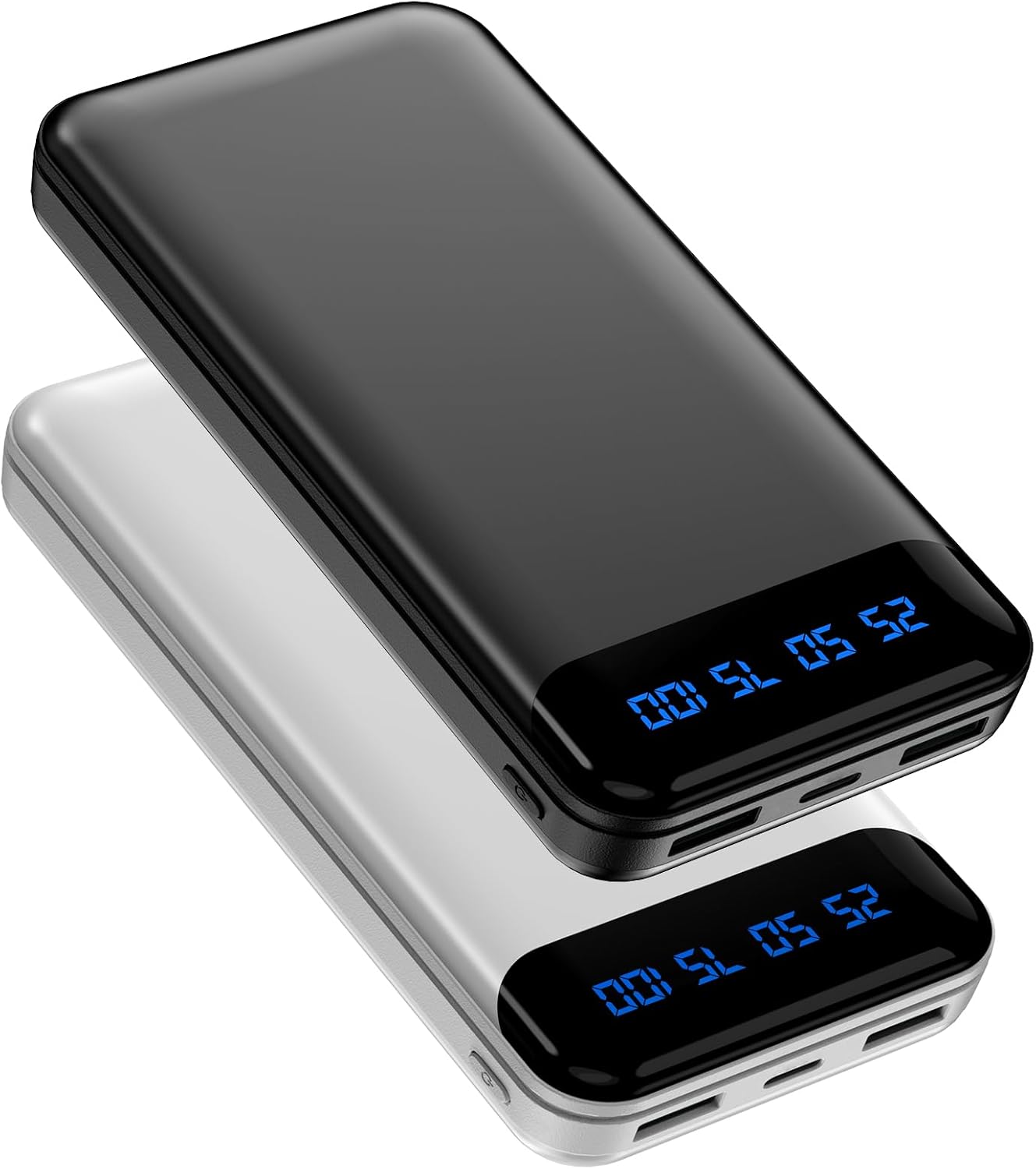 Enerwow Power Bank, 2-Pack 16000mAh Portable Charger 3A Fast Charging, Slimest B...
