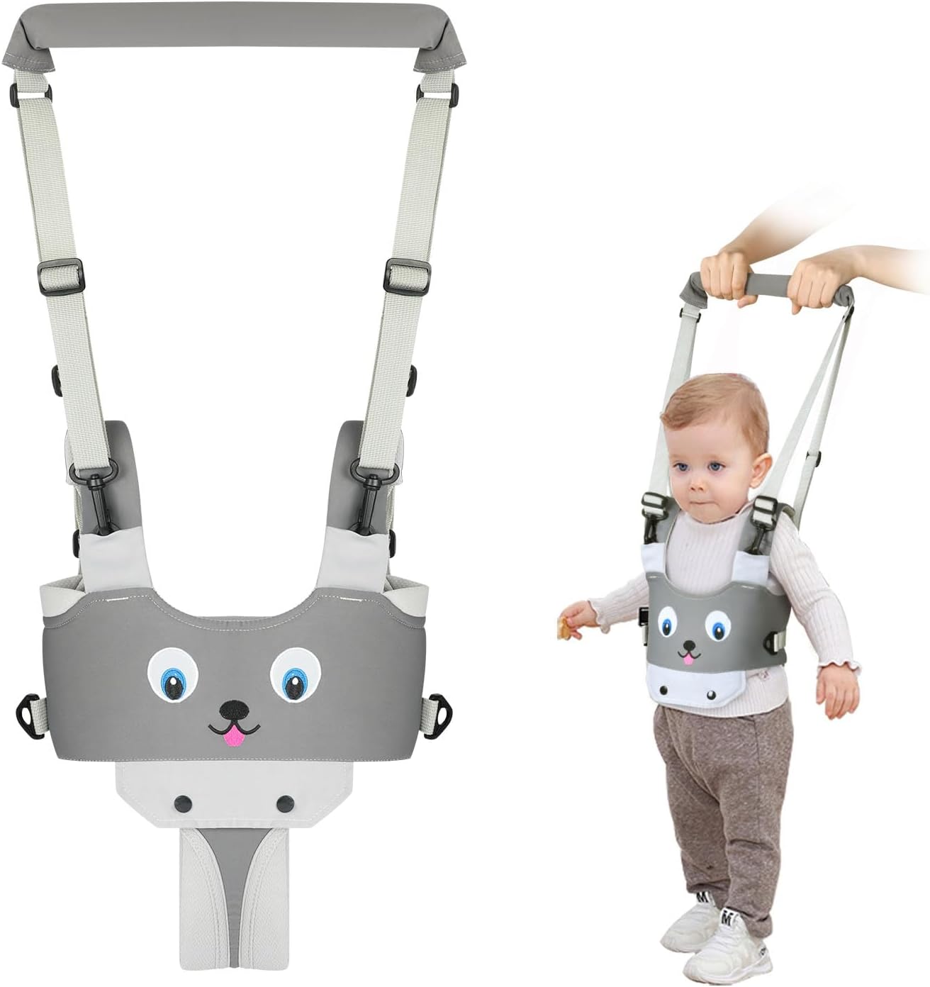 Vicloon Baby Walking Harness, Safe Walking Belt, Hand-Held Baby Walker, Removabl...