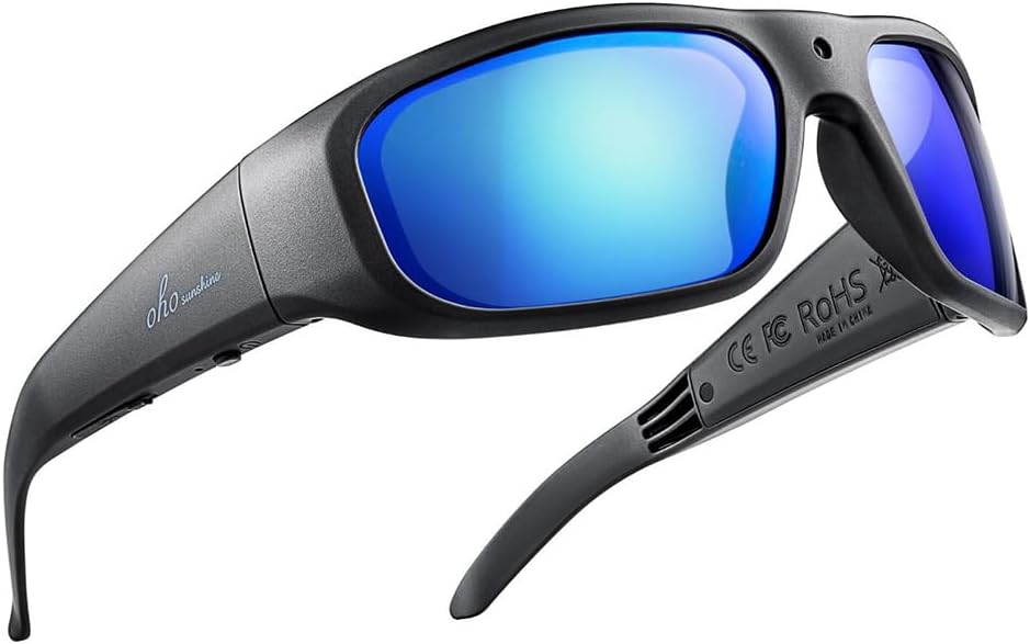OhO 128GB Camera Glasses,24M Resolution H.265 1080P Smart Glasses with UV400 Sun...