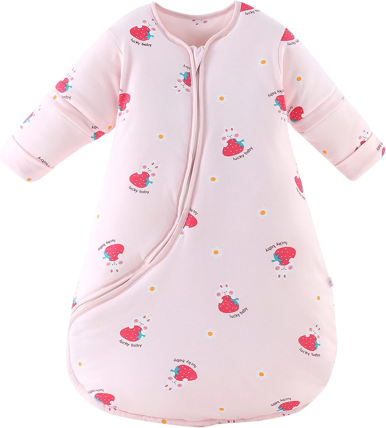 Chilsuessy Baby Sleeping Bag with Detachable Sleeves Winter 3.5 Tog Kids Sleepin...