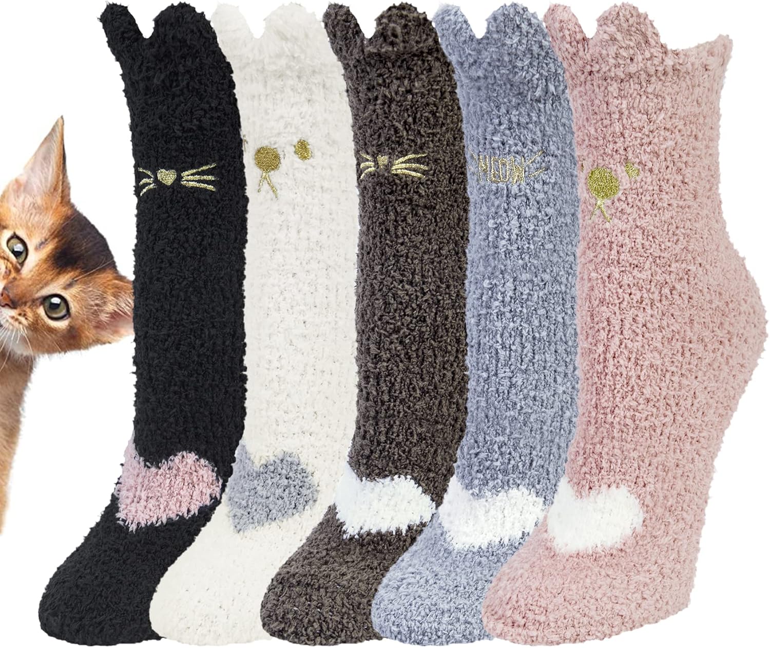 Justay Sowarm Fluffy Winter Socks Womens Thermal Socks Girls Soft Fuzzy Socks Th...