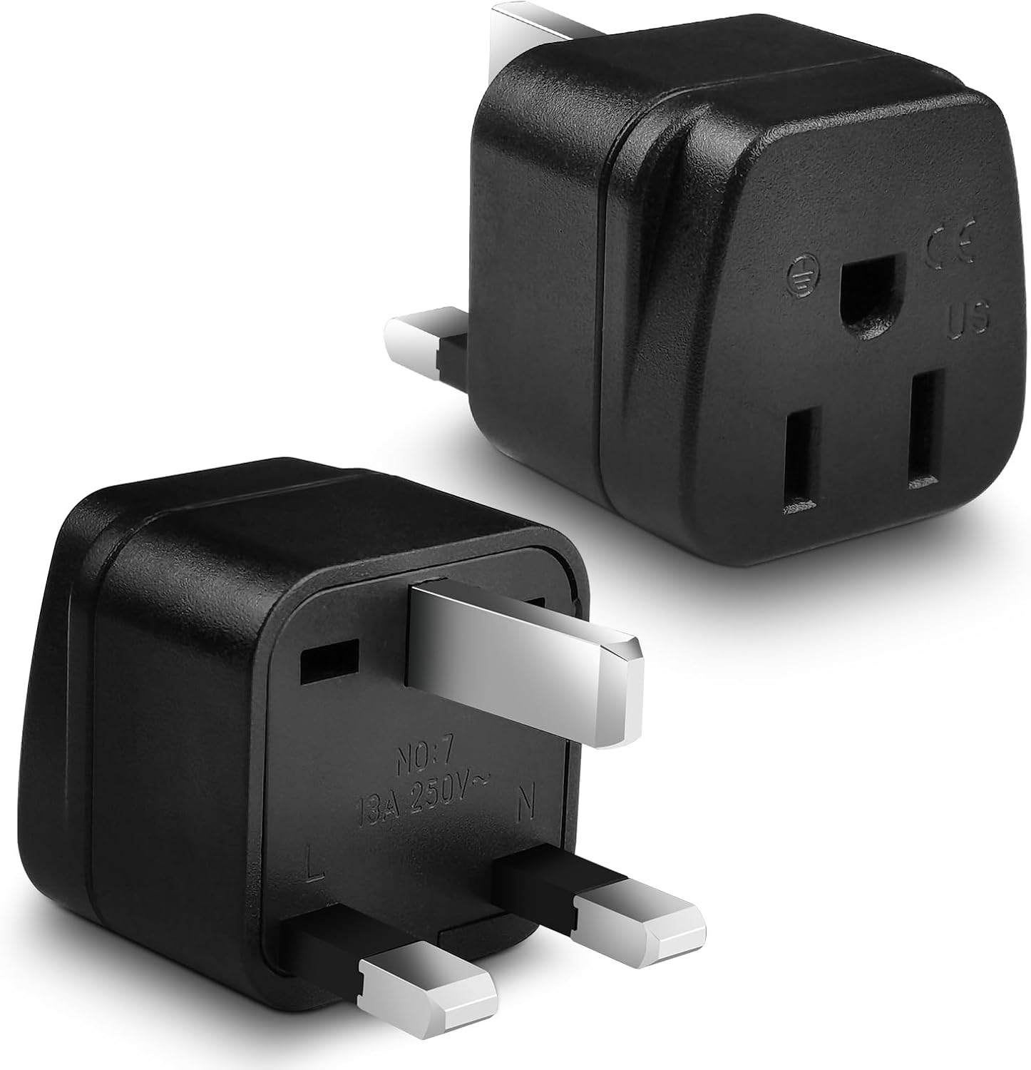 US to UK Plug Adapter,XGKEGS US UK Adapter,USA to UK Adapter,American Canada Mex...