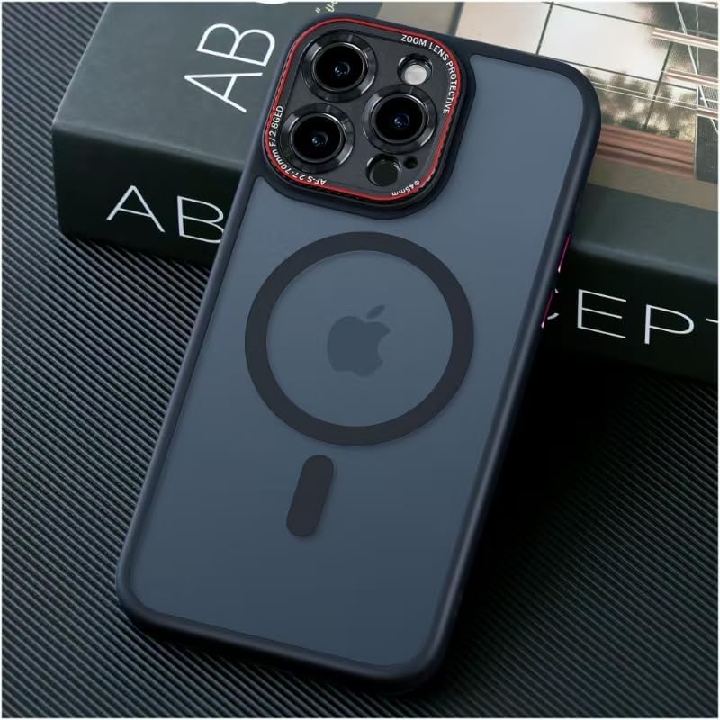 JUESHITUO for iPhone 16 Pro Max Case for MagSafe, [Integrated Camera Lens Protec...