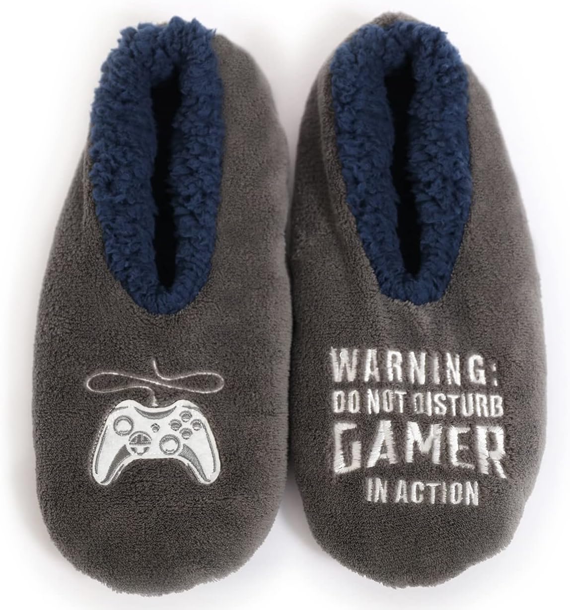 Splosh Men's Slippers - adult slippers with a striped design to keep you warm in...