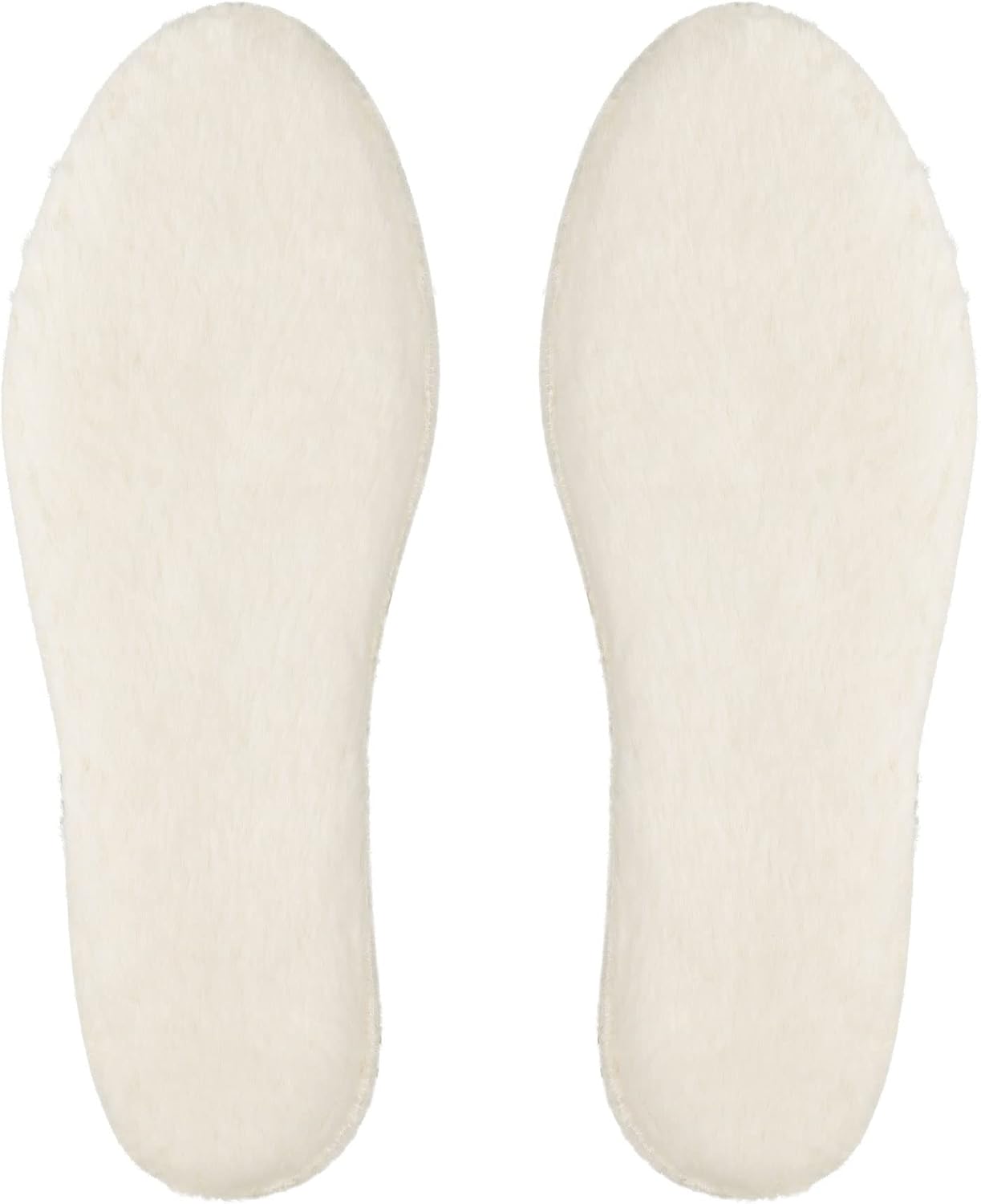 Knixmax Lambswool Insoles Warm Fur Inner Soles Soft Sheepskin Shoe Inserts Cozy...