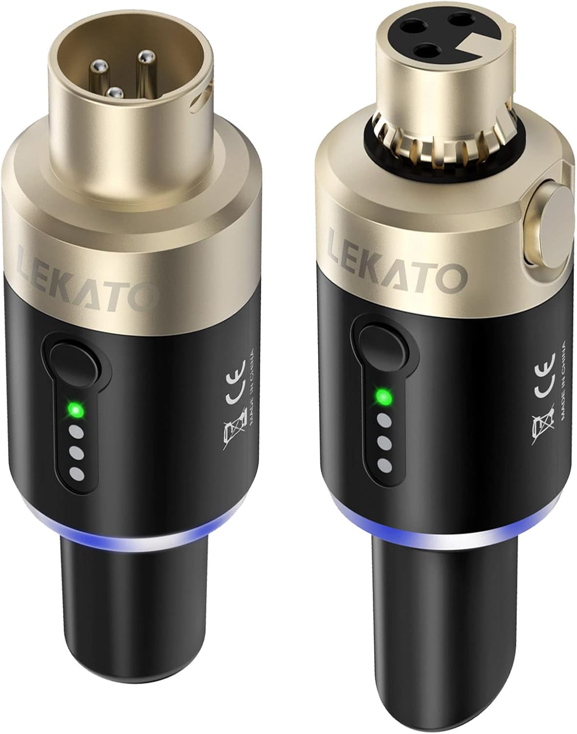 LEKATO 5.8GHz XLR Wireless Microphone Transmitter Receiver Wireless XLR Micropho...