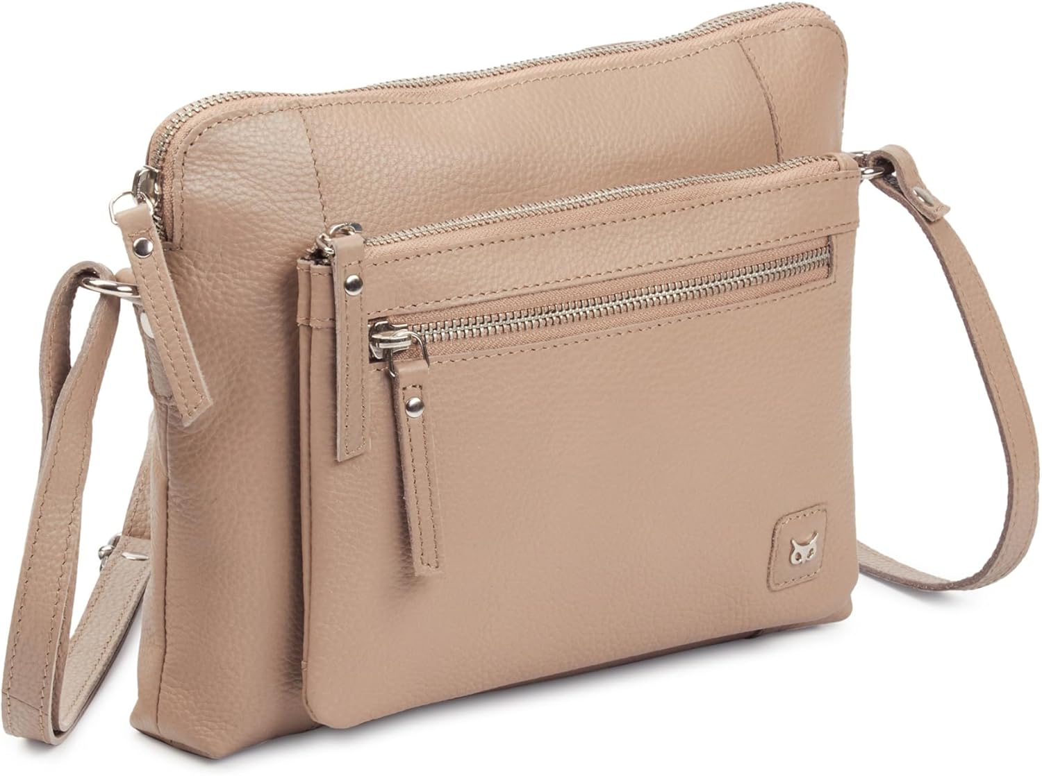 Wise Owl Accessories Small Soft Pebbled Real Leather Crossbody Handbags Purses S...