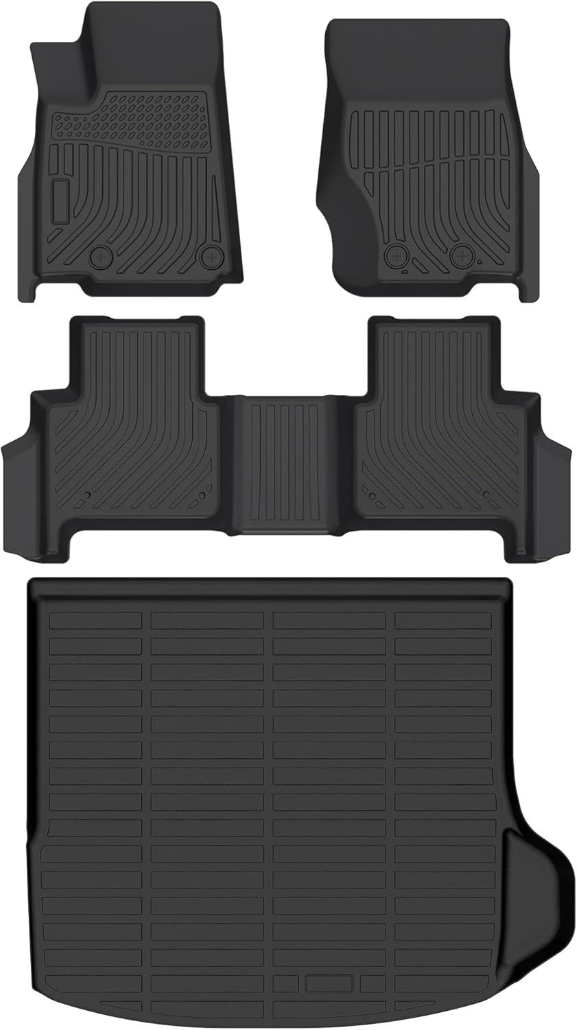 Weize Floor Mats & Cargo Liners for Jeep Grand Cherokee 2025 2022-2024 TPE All W...