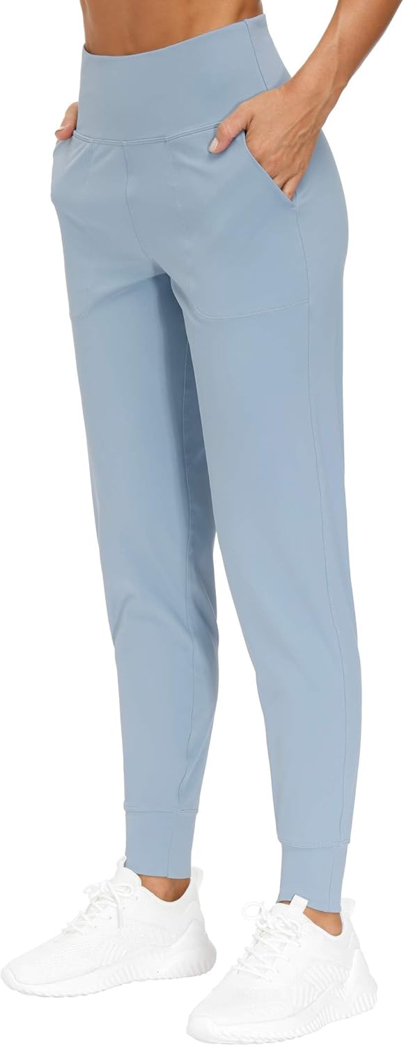 THE GYM PEOPLE Women's Joggers Pants Lightweight Athletic Leggings Tapered Loung...