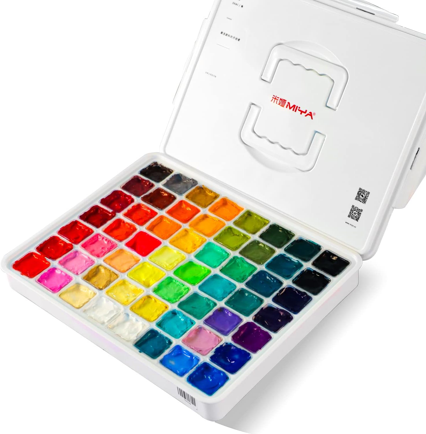 HIMI Gouache Paint Set, 56 Colours x 30ml/1oz with a Portable Carrying Case, Uni...