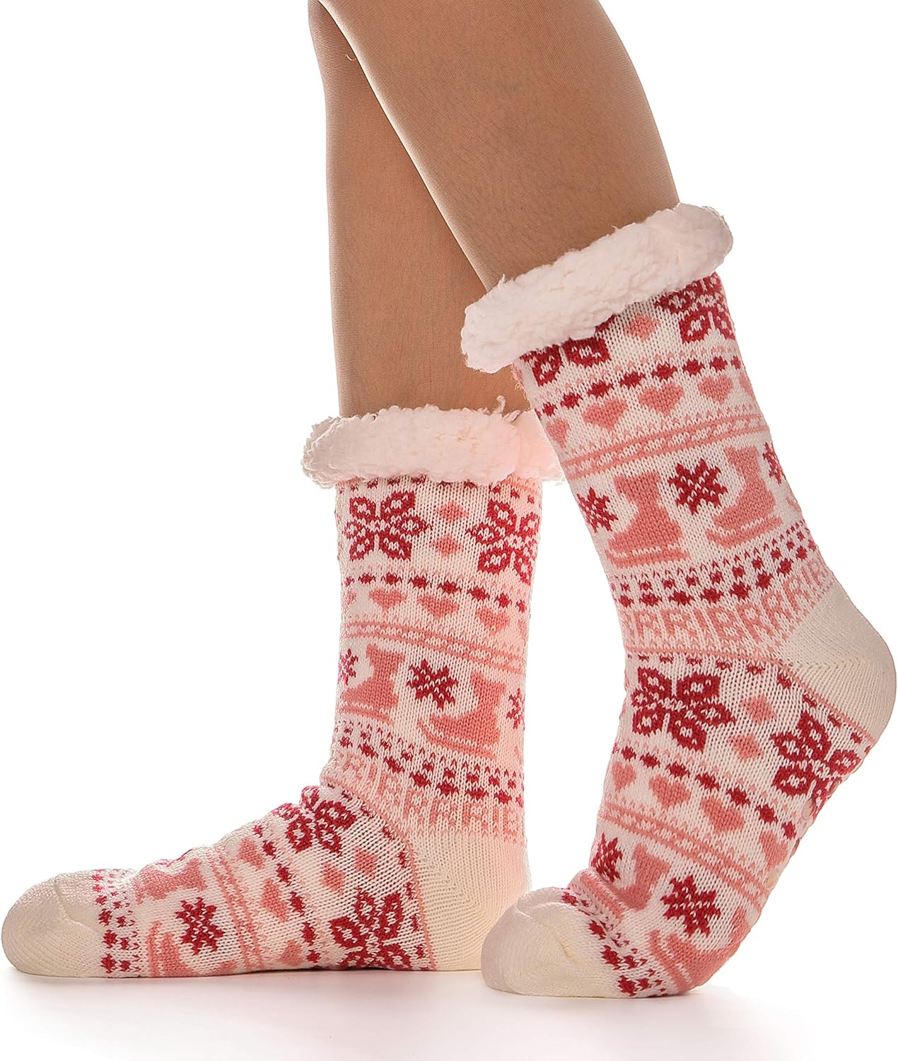 EBMORE Women Slipper Fuzzy Socks Fluffy Cozy Cabin Warm Winter Soft Thick Comfy...