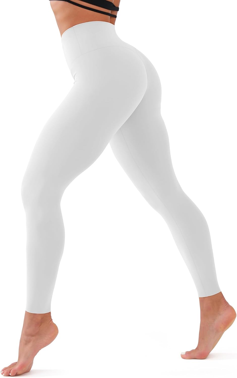 CHARMKING High Waisted Leggings for Women Soft Tummy Control Pants Non See Throu...