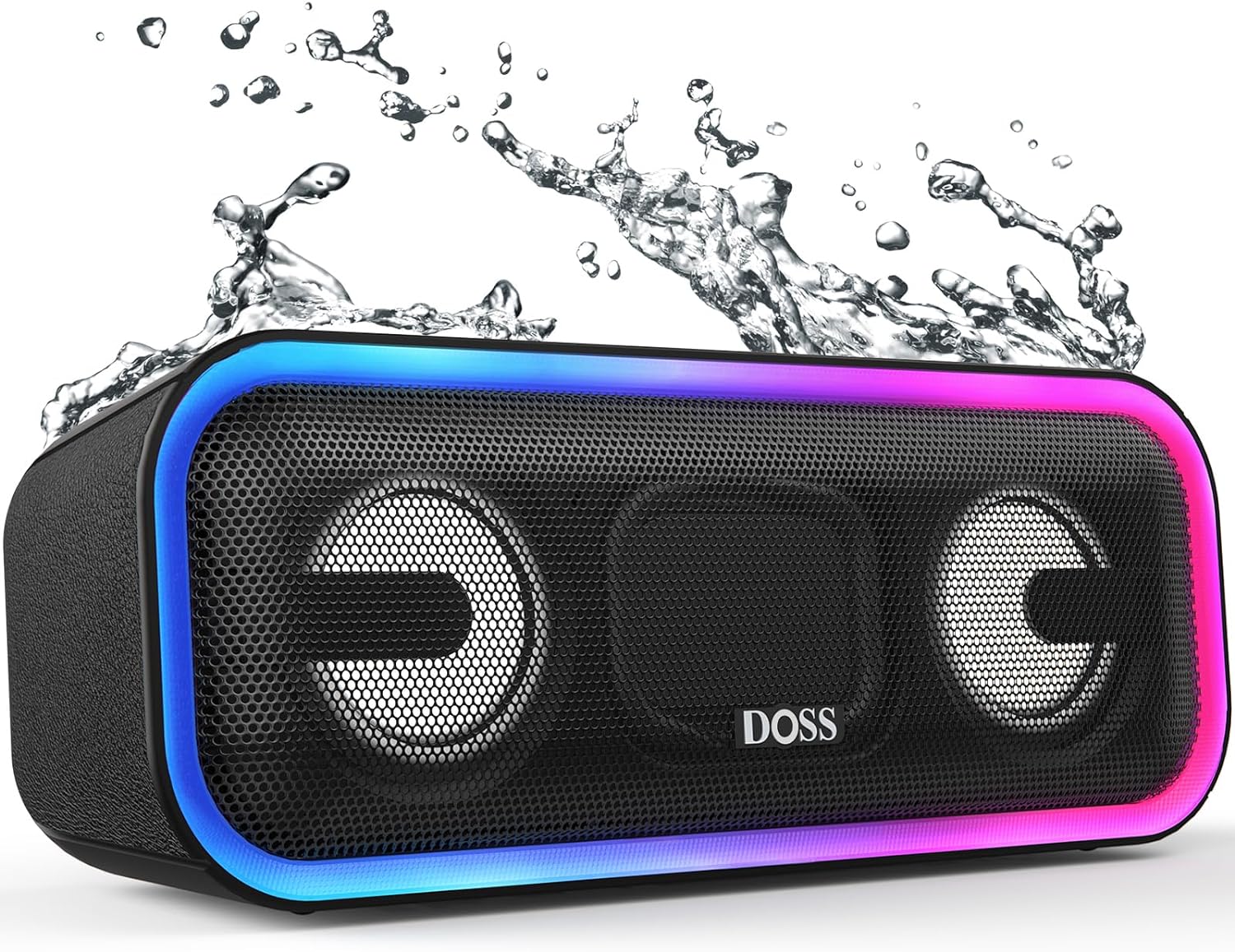 DOSS Bluetooth Speaker, SoundBox Pro+ Wireless Pairing Speaker with 24W Stereo S...
