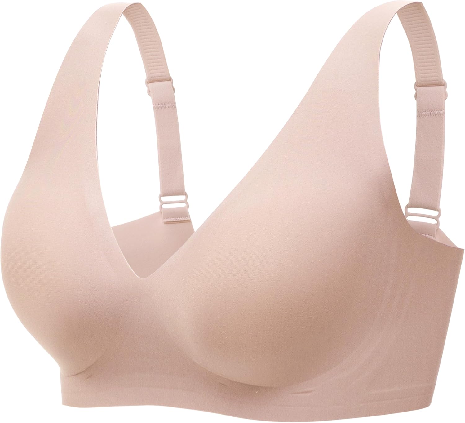 Angelhood Wireless Bras for Women Seamless Bra Ultimate Comfort Bralette No Unde...