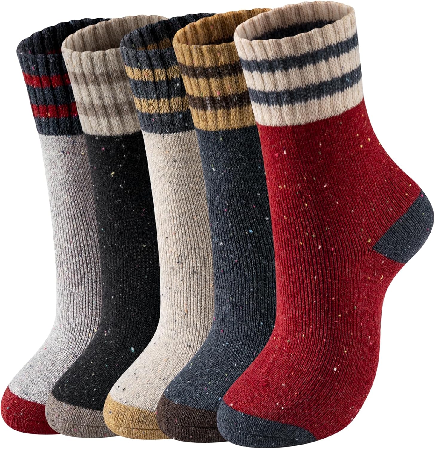 Wool Socks for Women - Womens Wool Socks Winter Socks for men Warm Thick Knit Wo...