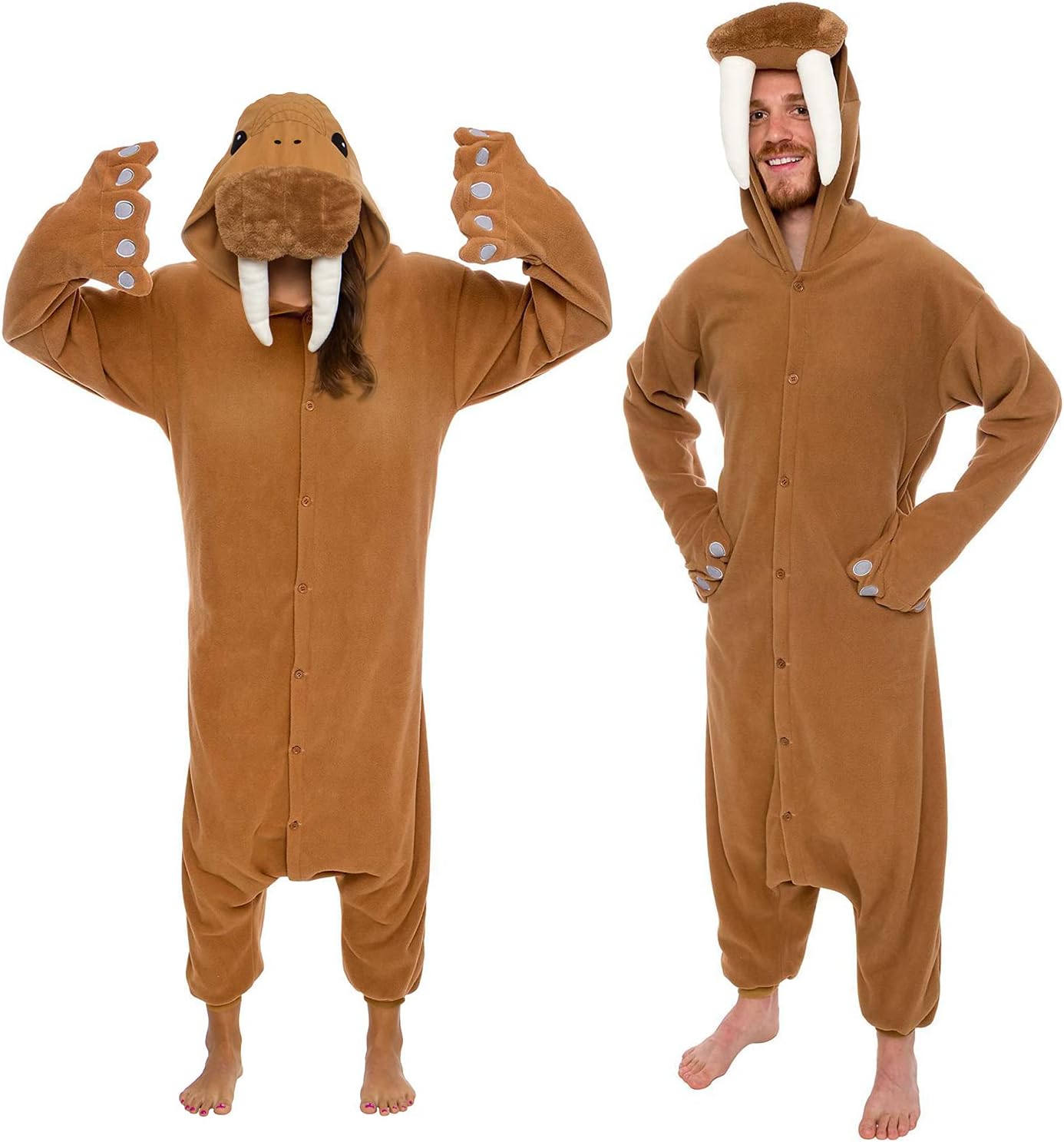 Funziez! Adult Onesie Halloween Costume - Animal and Sea Creature - Plush One Pi...