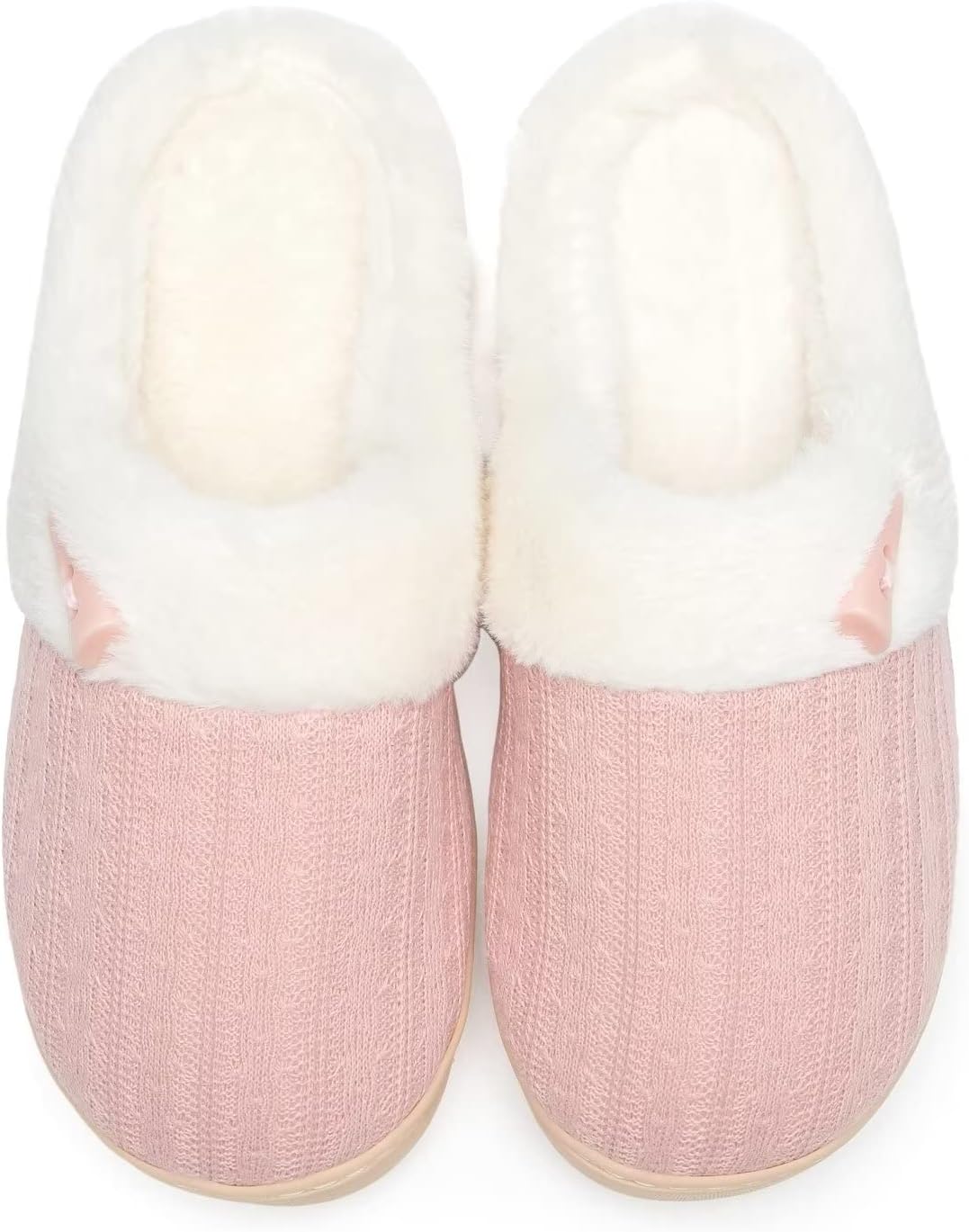 NineCiFun Women's Comfy House Slippers Memory Foam Fuzzy Bedroom Scuffs Slippers...