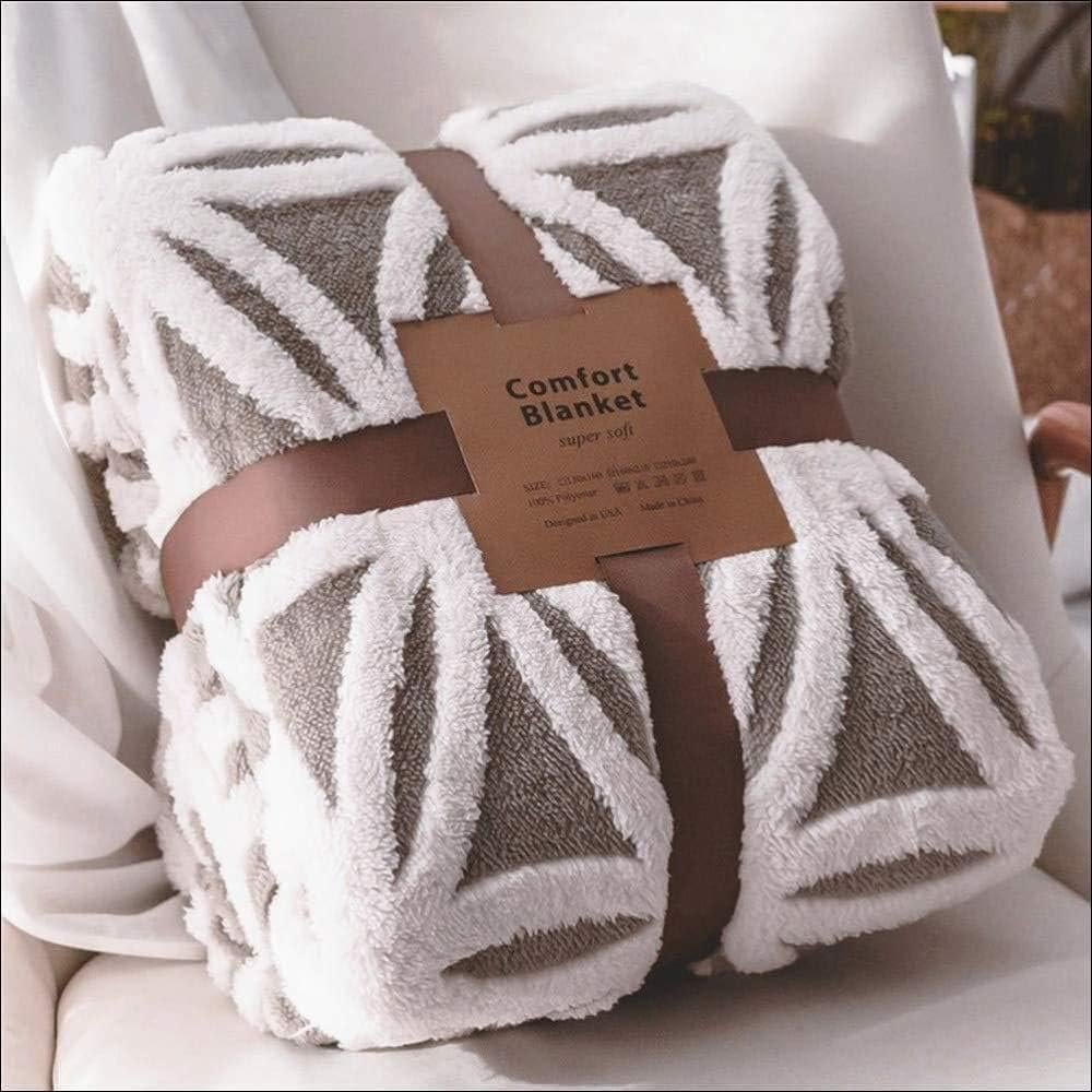 LOMAO Sherpa Fleece Blanket Fuzzy Soft Bed Blanket Dual Sided Throw Blanket fit...