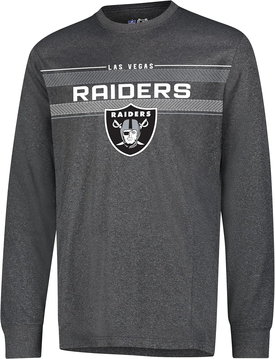 Ultra Game Men's NFL Official Super Soft Game Day Long Sleeve T-Shirt Las Vegas...