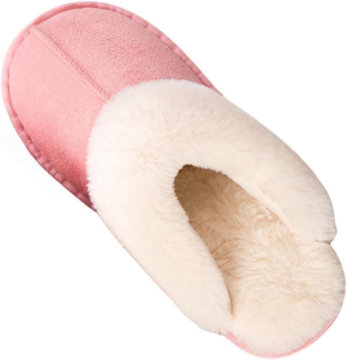 JoWebb Women's Fluffy Memory Foam Slippers, Mens Winter Warm Suedette Slippers w...