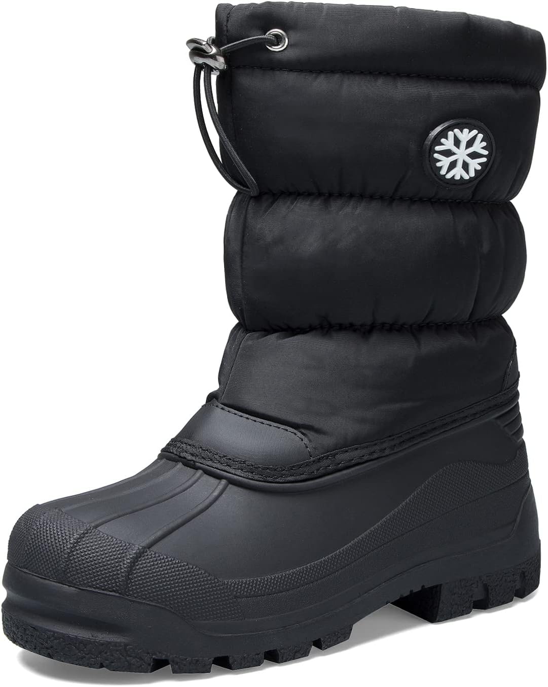 K KomForme Snow Boots for Boys & Girls Warm Waterproof Slip Resistant Winter Sho...