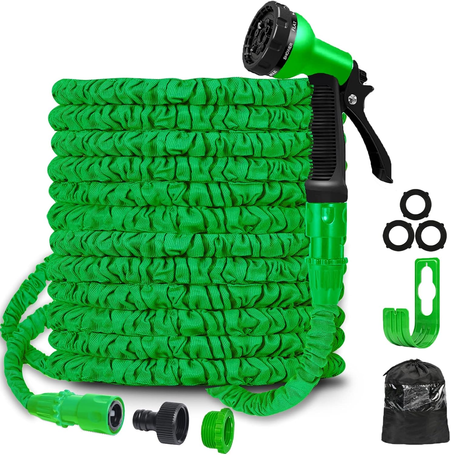 BABADU Flexible Garden Hose Pipe 50Ft, Expandable Water Hose Lightweight with 8...