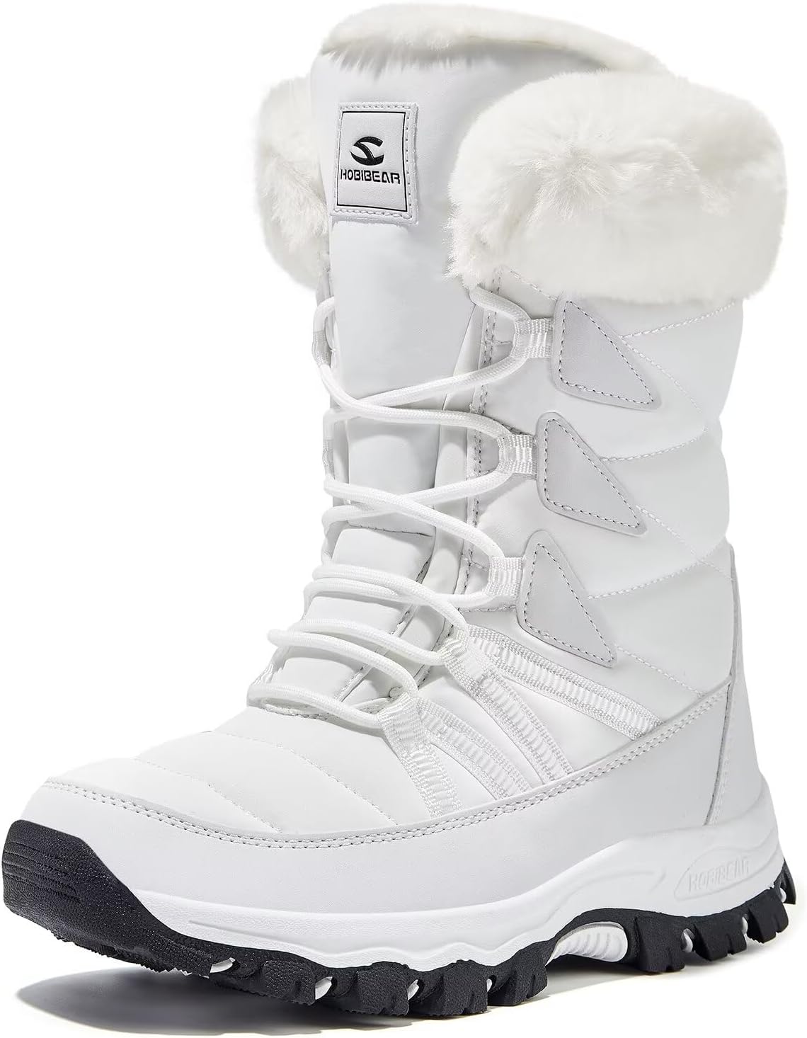 HOBIBEAR Women's Waterproof Winter Snow Boots Lightweight Anti-Slip Warm Outdoor...