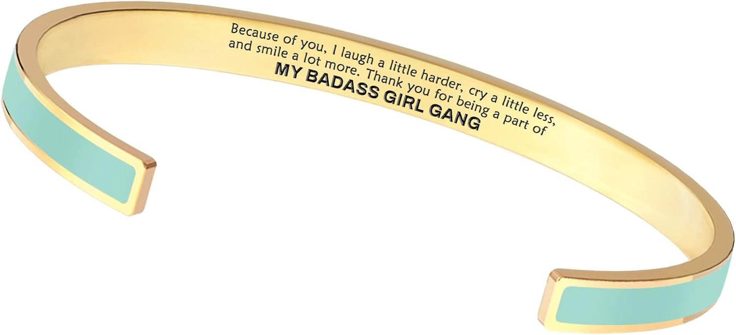 STORYJEWELLERY My Badass Friend Gang Bracelet, Badass Bestie Bracelet, Friendshi...