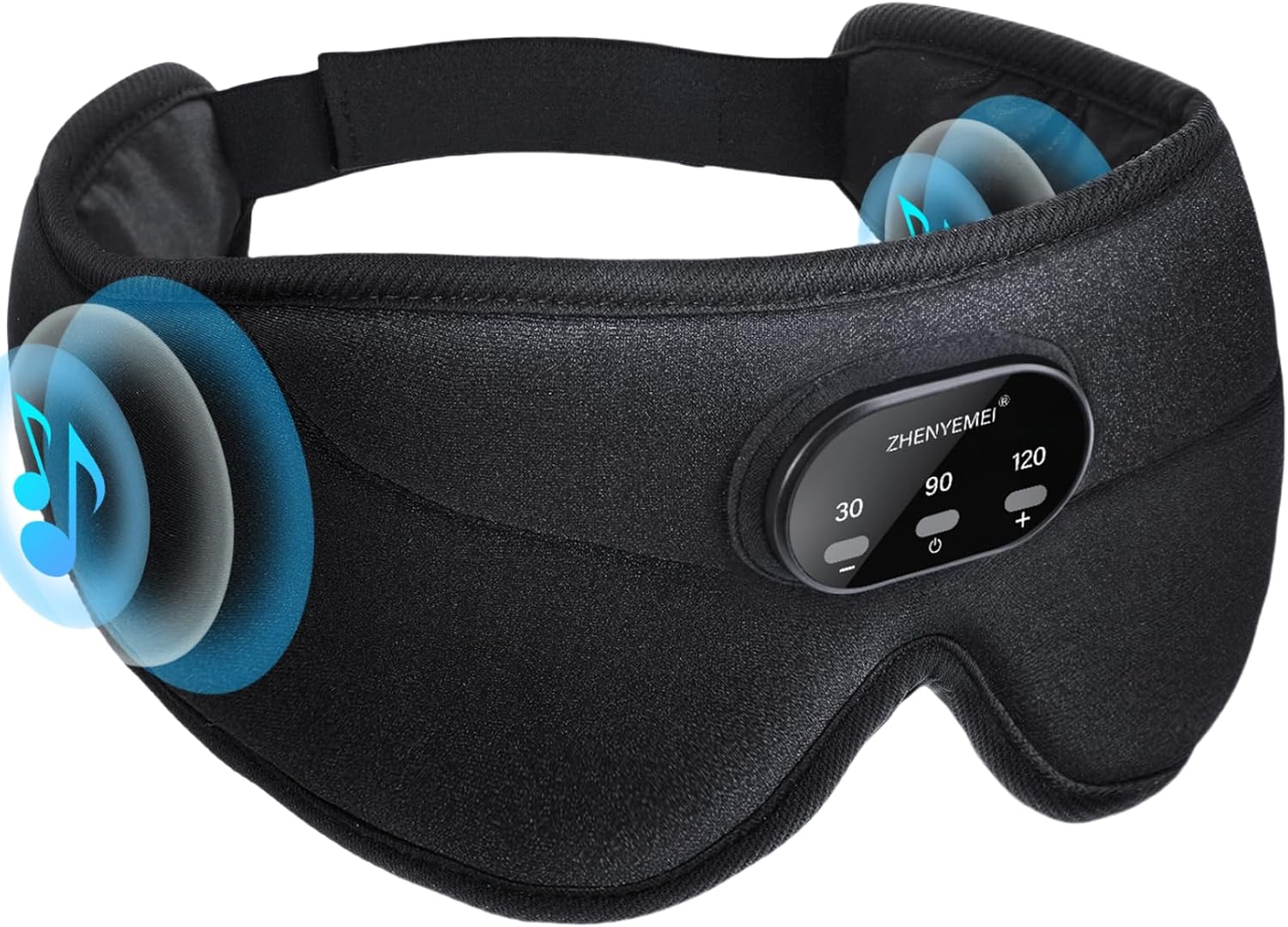 Bluetooth Sleep Headphones White Noise Sleep Mask | 3D Eye Mask for Sleeping | 3...