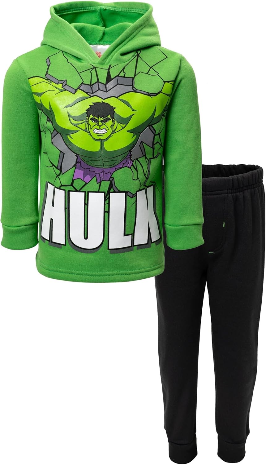 Marvel Avengers Captain America Black Panther Hulk Hoodie and Pants Outfit Set T...