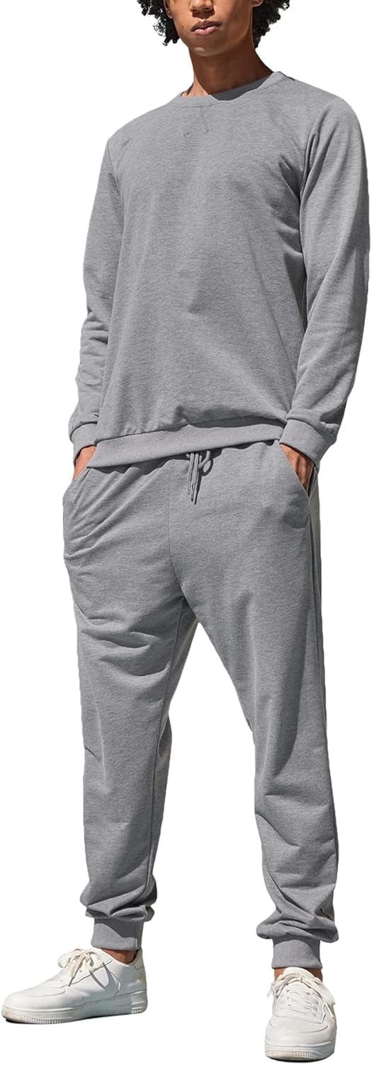 COOFANDY Men's Tracksuit 2 Piece Long Sleeve Pullover Jogging Track Suit Athleti...
