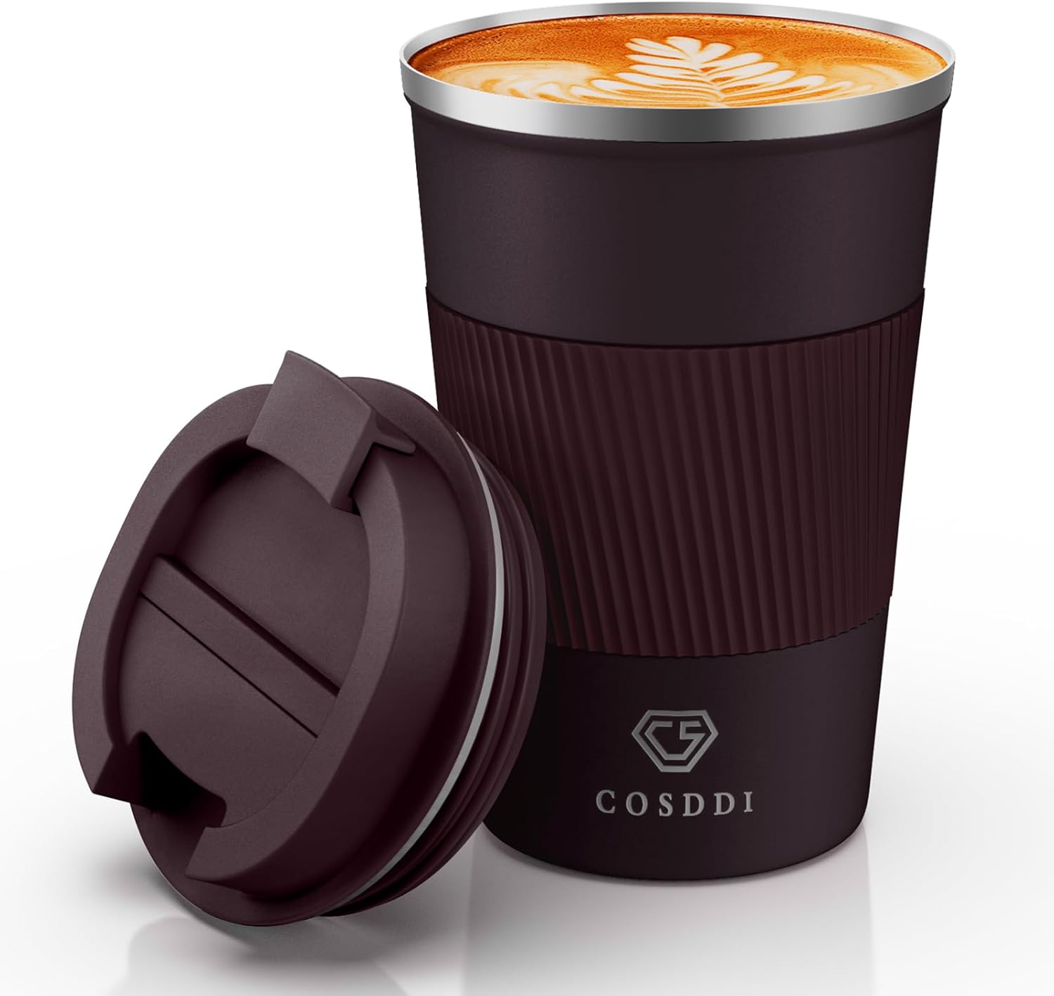 12 oz Stainless Steel Vacuum Insulated Tumbler - Coffee Travel Mug Spill Proof w...