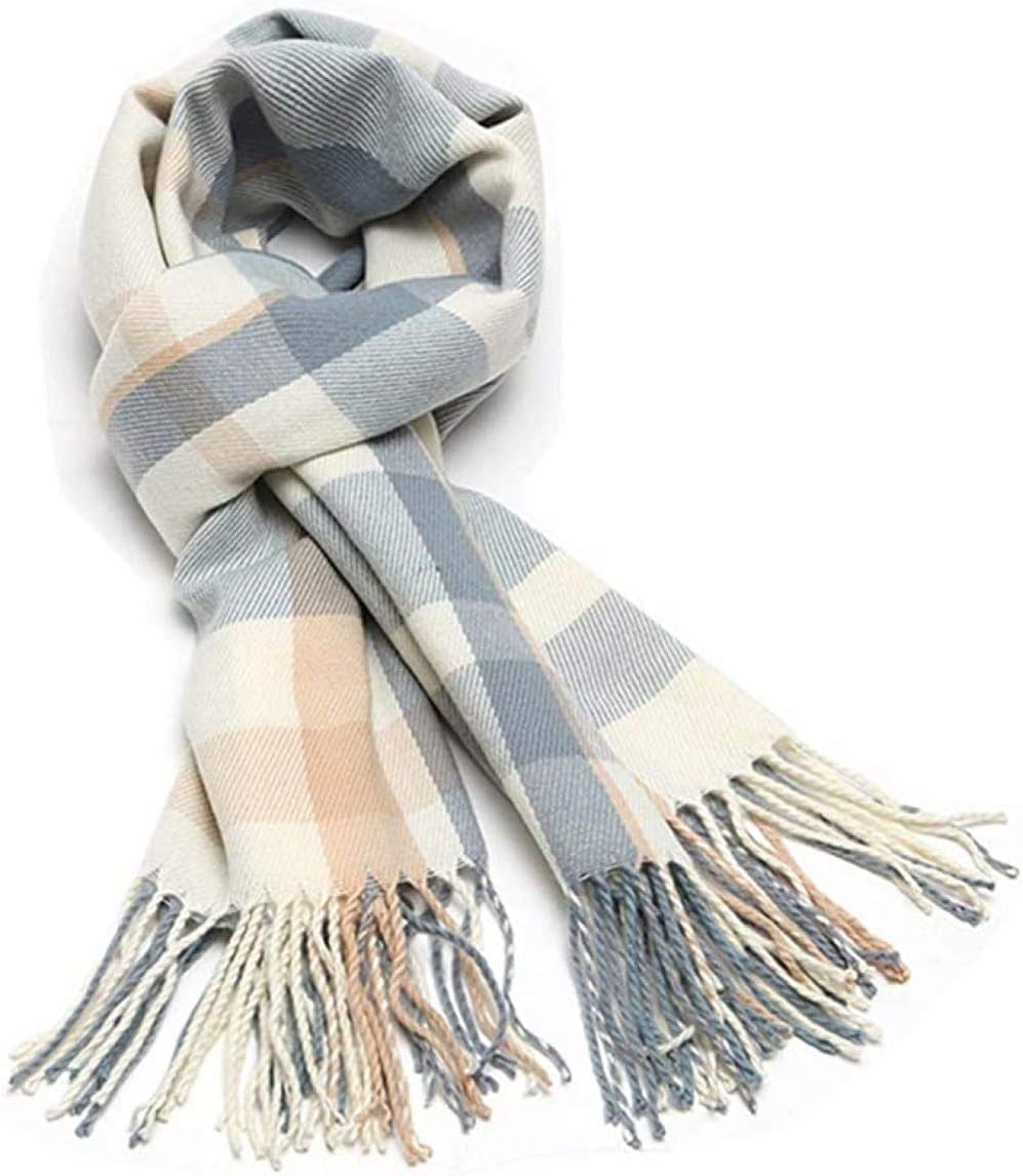 Chalier Fashion Winter Ladies Scarves Shawl Oversized Ladies Tartan Checked Scar...