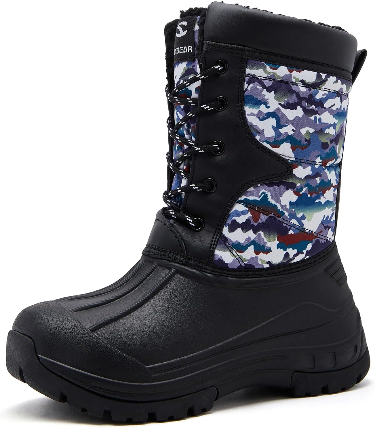 BODATU Boys' Waterproof Winter Snow Boots with Insulation for Cold Weather 5 Big...