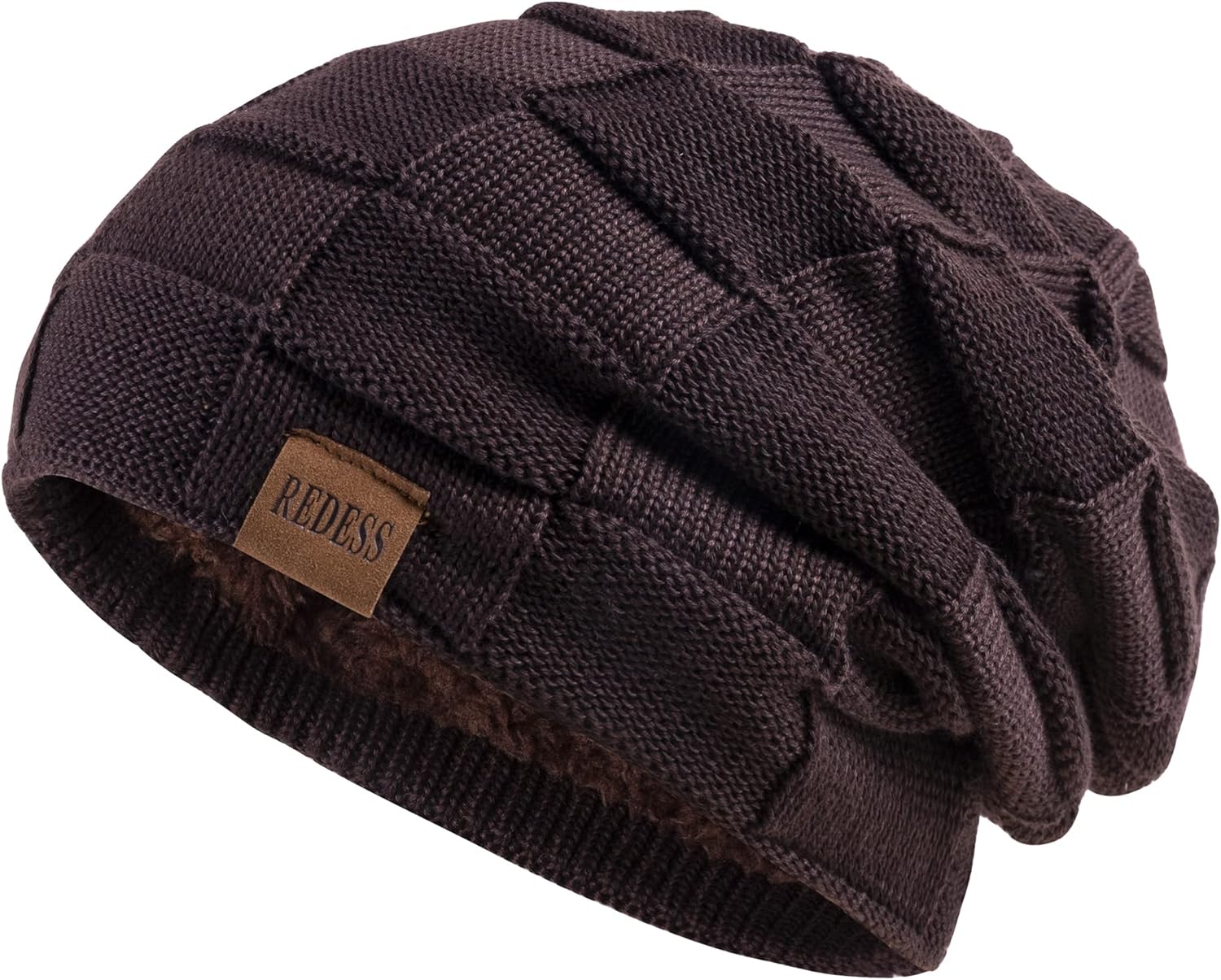 REDESS Beanie Hat for Men and Women Winter Warm Hats Knit Slouchy Thick Skull Ca...