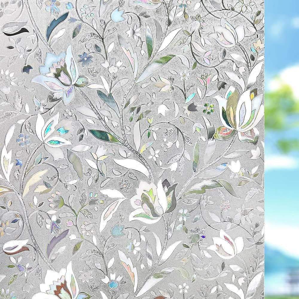 Kromapolis Window Film, Window Privacy Film, Window Vinyl Glass Covering, Staine...